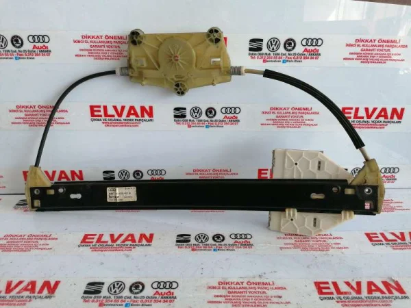 4F0839461B | Audi A6 Arka Sol Cam Kaldırma Mekanizması VAG