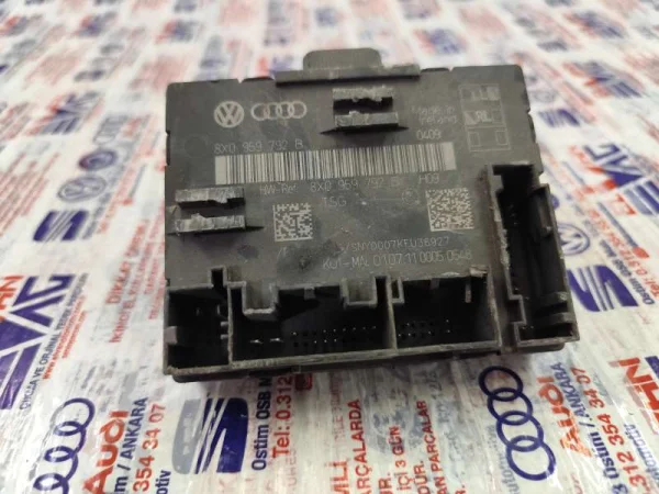 8X0959792B | Skoda Superb Sol Ön Kapı Kontrol Beyni VAG