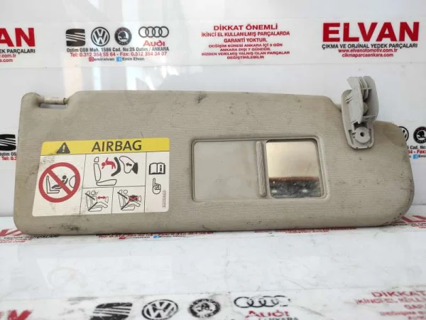1Z0857552C | Skoda Octavia Sağ Güneşlik VAG