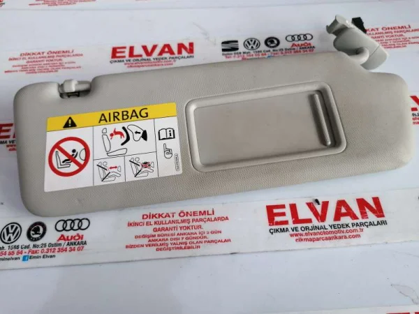 8U0857552AC | Sağ Güneşlik | Audi A1, A4, A5, Q3, Q5, RS Q3 VAG
