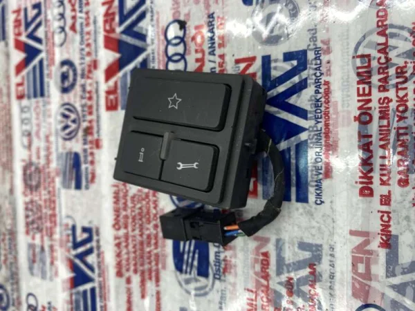 3C0035624C | İç Aydınlatma Düğmesi | VW Eos, Golf, Jetta, Passat, Scirocco, Tiguan VAG