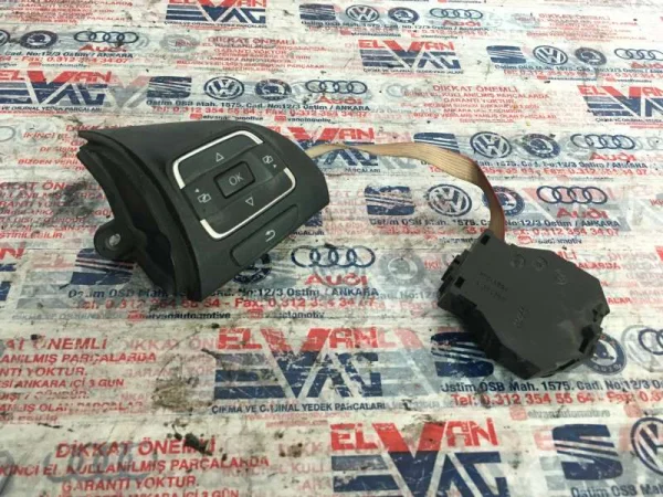 5C0959538B | Sağ Direksiyon Tuş Takımı | VW Caddy, CC, Golf, Jetta, Tiguan, Touran VAG