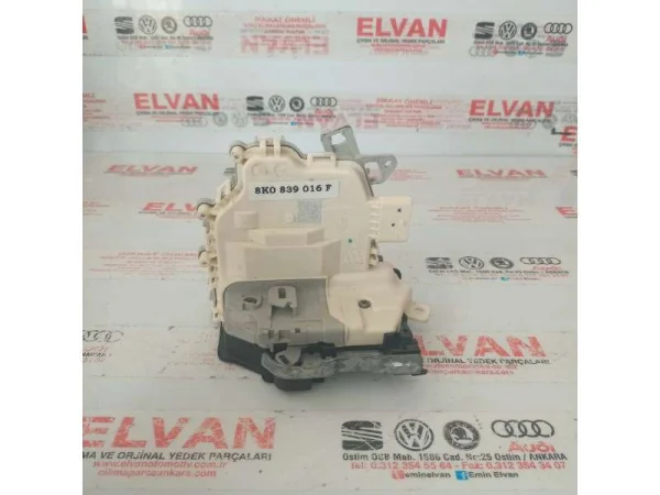 8K0839016F | Arka Sağ Kapı Kilit Mekanizması | Audi A3, A4, A5, A8, Q3, Q5 VAG