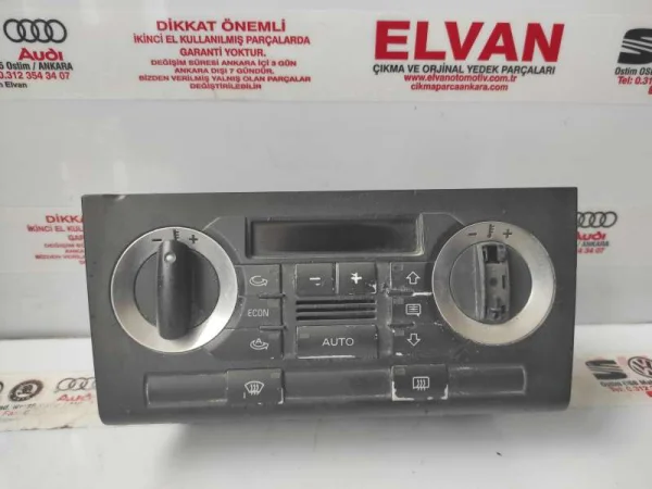 8P0820043M | Audi A3 Klima Kontrol Paneli VAG
