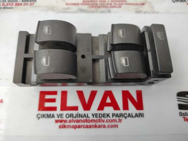 4B0959851B | Sol Ön Dörtlü Cam Düğmesi | Audi A3, A6 VAG