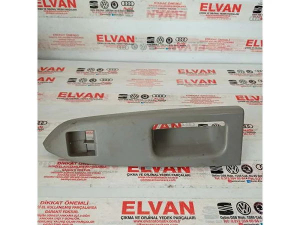 1T1867371E | Ön Sol Cam Düğmesi Çerçevesi | VW Caddy, Touran VAG