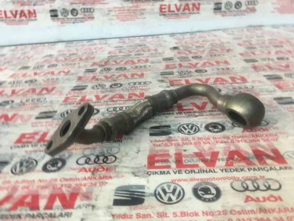 028145736E | Turbo Yağ Dönüş Borusu | VW Golf, Passat, Vento - Audi A3 VAG