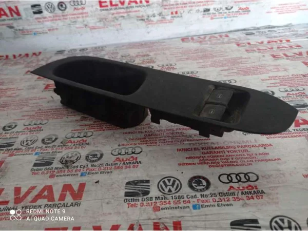 6L1867171D | Elektrikli Sol Ön Cam Düğmesi VAG