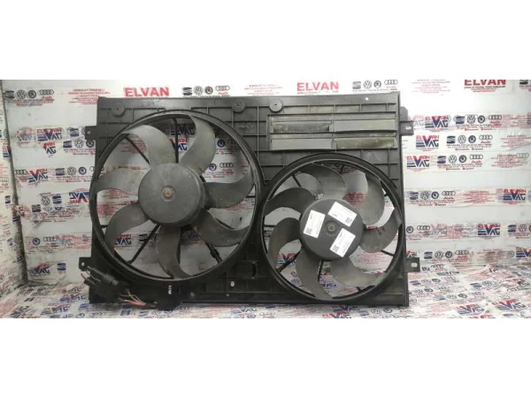 1K0121205G | Elektrikli Radyatör Soğutma Fanı Seti | VW Caddy, Golf, Passat, Touran - Audi A3 - Seat Altea VAG