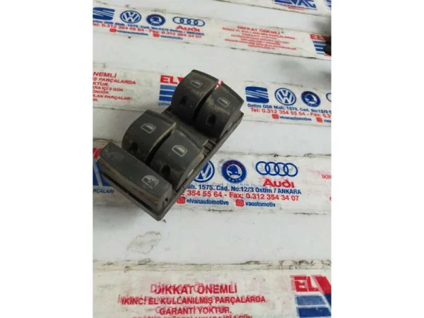 4F0959851 | Elektrikli Sol Ön Dörtlü Cam Düğmesi | Audi A3, A6, Q7 VAG