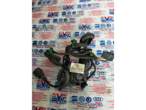 2K0971121S | VW Caddy Sağ Ön Kapı Tesisatı VAG