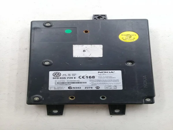 3C0035729E | Bluetooth Kontrol Ünitesi | VW Caddy, Eos, Golf, Jetta, Passat, Vento VAG