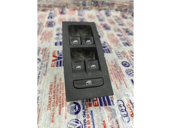 5E0867171A | Skoda Octavia Ön Cam Açma Düğme Çerçevesi VAG