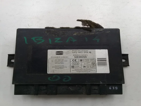 6K0962258A | Merkezi Kilit Konfor Kontrol Beyni VAG