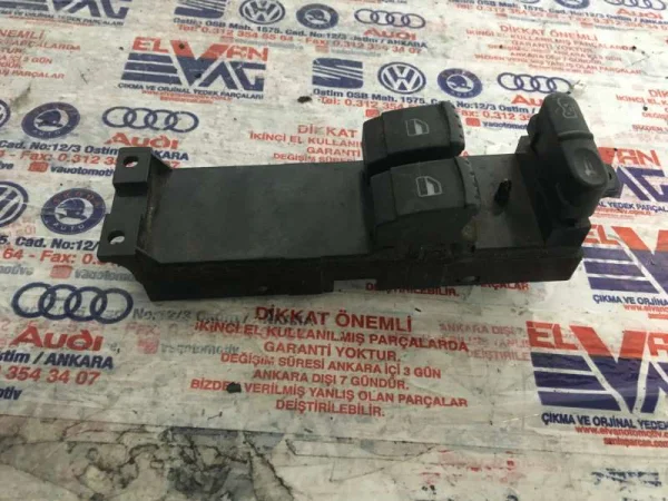 1J3959857B | Sol Ön Cam Açma Düğmesi | VW Golf, Jetta, Passat - Seat Leon VAG