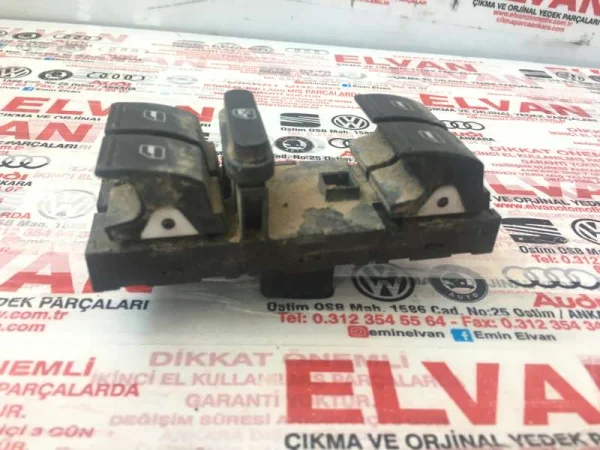 1K4959857C | Sol Dörtlü Cam Açma Düğmesi | VW Amarok, CC, Passat, Polo - Seat Altea, Ibiza VAG