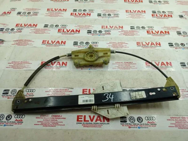 4F0839462A | Audi A6 Sağ Arka Kapı Cam Mekanizması VAG